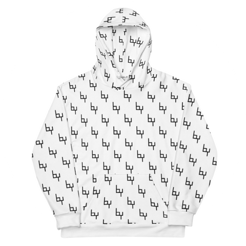 by PATTERN WHITE HOODIE