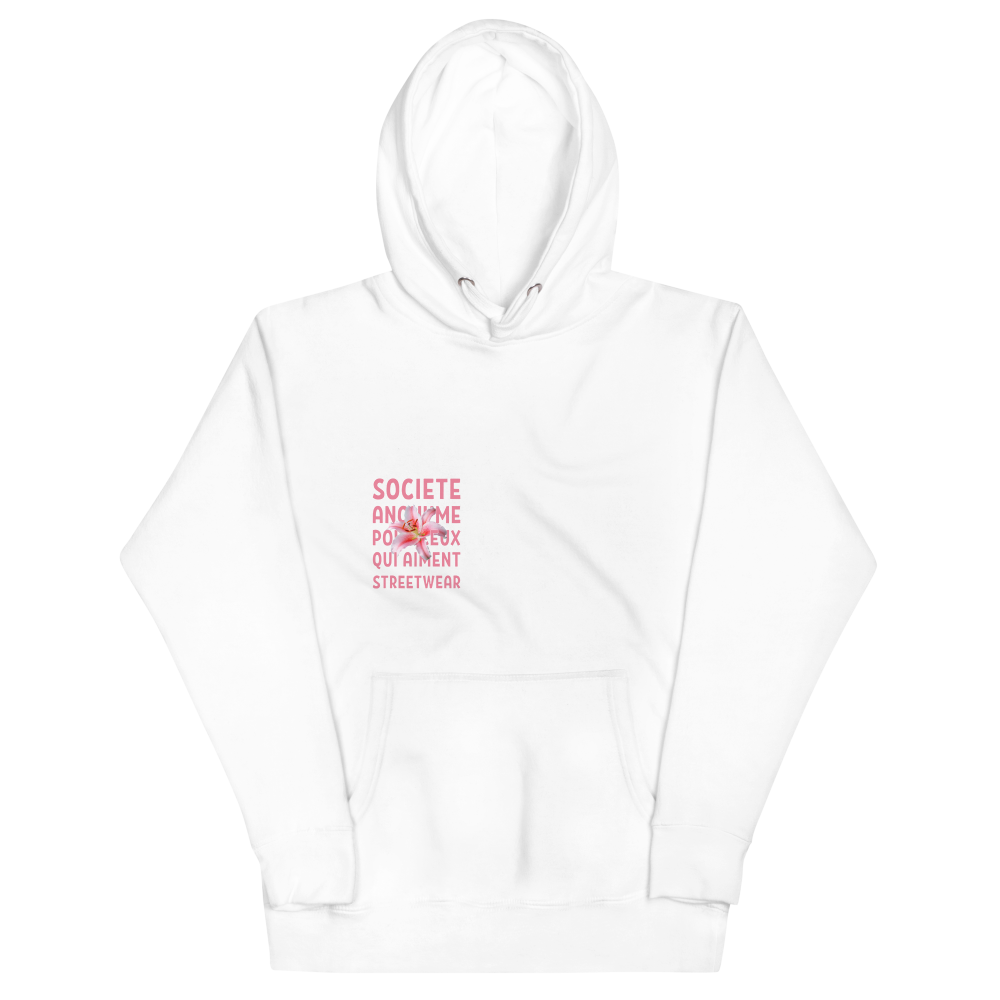 SAPCQAS Fleur De Lys Hoodie White